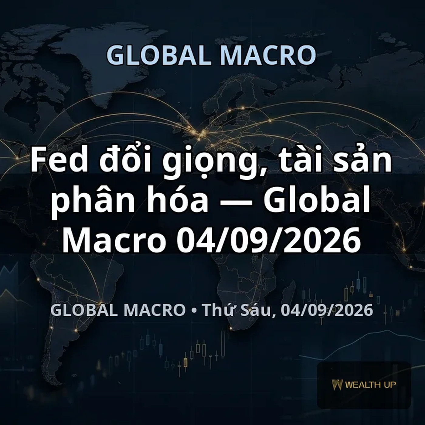 Fed đổi giọng, tài sản phân hóa — Global Macro 04/09/2026